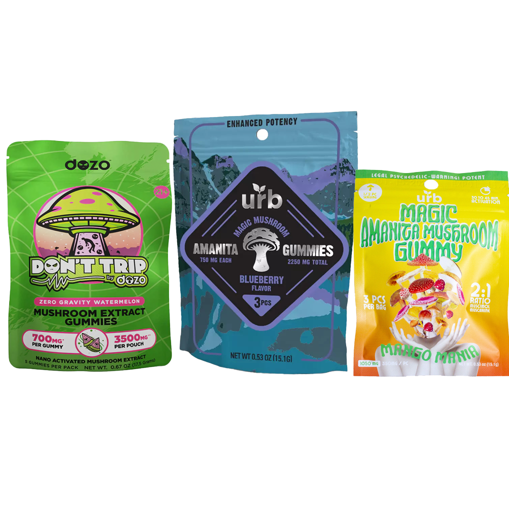 Edible gummies product hero background image