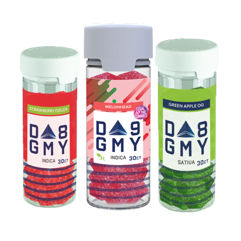 Delta THC products including gummies and cartridges