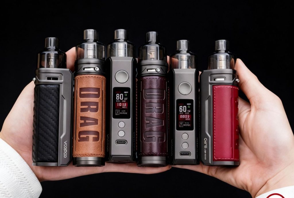Full color lineup of Voopoo Drag X & S pods available now at Vape Shop Houston